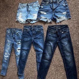 Size 2 Jeans and Shorts